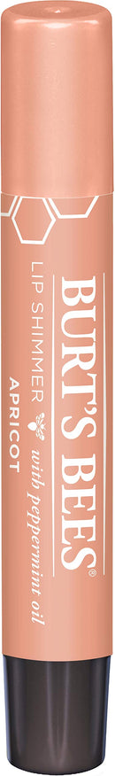 Burt's Bees Lip Balm Stocking Stuffer, Moisturizing Lip Shimmer Holiday Gift for Women, with Vitamin E & Coconut Oil, 100% Natural, Apricot, 0.09 Ounce Burt's Bees