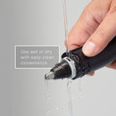 Panasonic Ear and Nose Hair Trimmer for Men with Vacuum Cleaning System, Powerful Motor and Dual-Edge Blades for Smoother Cutting, Wet/Dry – ER-GN70-K (Black) Panasonic