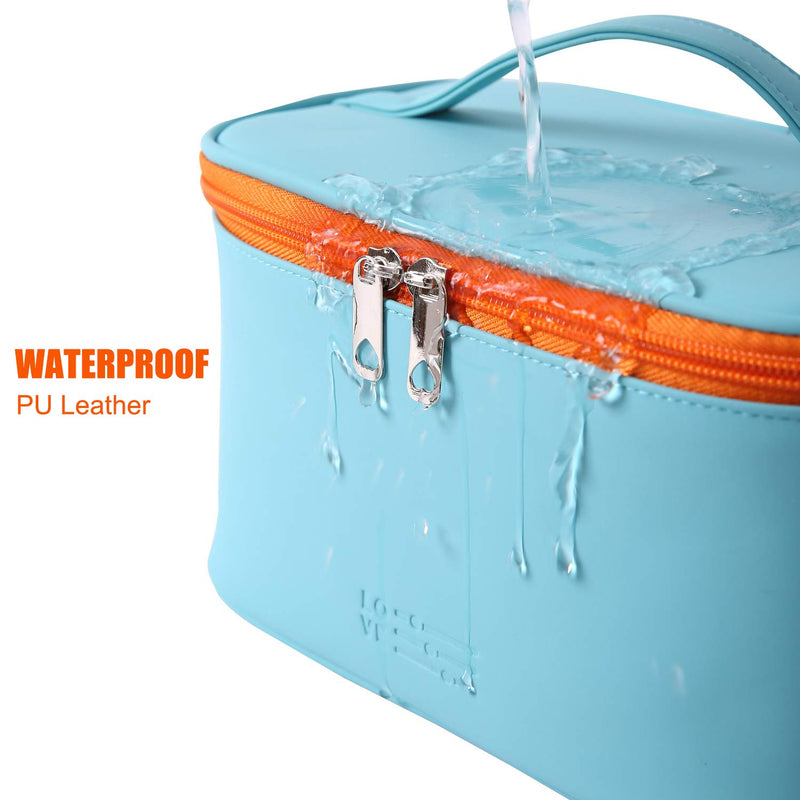 MIRASON Cosmetic Bag Set of 3 Makeup Bag for Purse Pouch Travel Beauty Zipper Organizer Bag Gifts for Girl Women, PU Leather Washable Waterproof (Blind Box) MIRASON Store