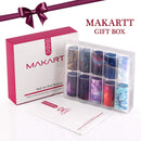 Makartt Nail Art Foil Transfer Stickers Nail Art Supplies Foil Transfers 10 Rolls Nail Decals Nail Extension Gel Art Decorations for Women Poly Nail ExtensionGel DIY Design 4cm 100cm Starry Sky Makartt Store