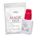 Amber Lash Magic Glue, Eyelash Extension Glue for Professional Use, 6 Weeks Bonding Strength Strong Bonding Power (10 ml) Amber Lash