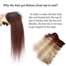 Benehair Clip in Remy Hair Extensions Human Hair Dark Auburn for Women 22 inch Seamless Clip on Real Hair Skin Weft Clip ins Thin 8pcs Standard Weft Long Straight Hairpieces for Full Head