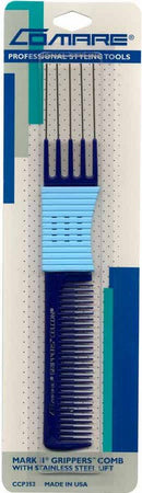 Comare Mark V Gripper Comb With Stainless Steel Lift & Serrated Teeth For Teasing Comare