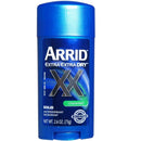 ARRID XX Anti-Perspirant Deodorant Solid Unscented 2.6 oz ( Pack of 2) Arrid