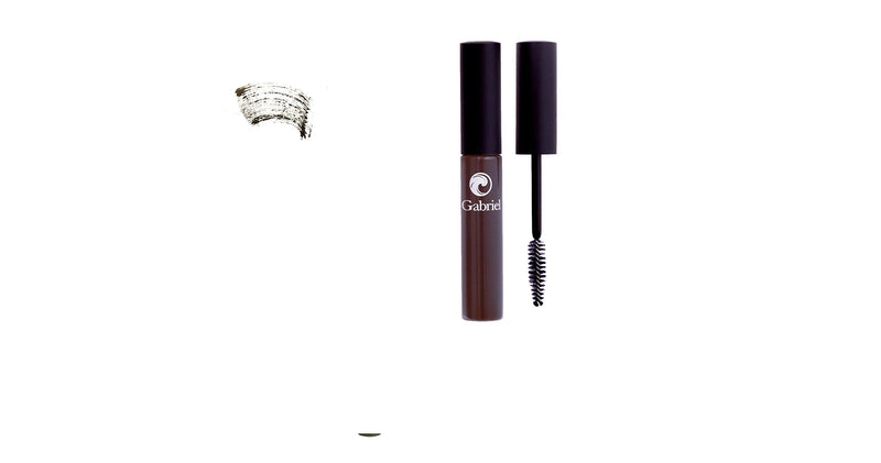 Gabriel Cosmetics Mascara (Black Brown), Natural, Paraben Free, Vegan, Gluten free, Cruelty free, No GMO, Voluminous full lashes, Non flaky, Water resistant, 0.25 Fl Oz Gabriel Cosmetics