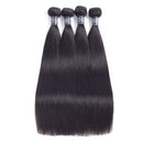 Amella Hair Brazilian Straight Hair 4 Bundles 14 16 18 20inch Grade 8A Unprocessed Virgin Straight Human Hair Bundles Natural Black Color Hair Weave Amella Store