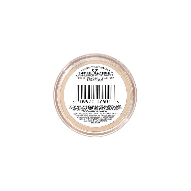 Revlon PhotoReady Candid Setting Powder, with Anti-Pollution, Antioxidant Ingredients, without Parabens, Pthalates and Fragrances; Shade 003 .34 Fluid Oz REVLON