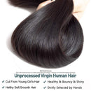 Human Hair Bundles Straight 3 Bundles 18 20 22 Inch Hair Weave Human Hair Straight Bundles100% Unprocessed Virgin Hair Straight Human Hair Bundles Natural Black for Women Seekomi