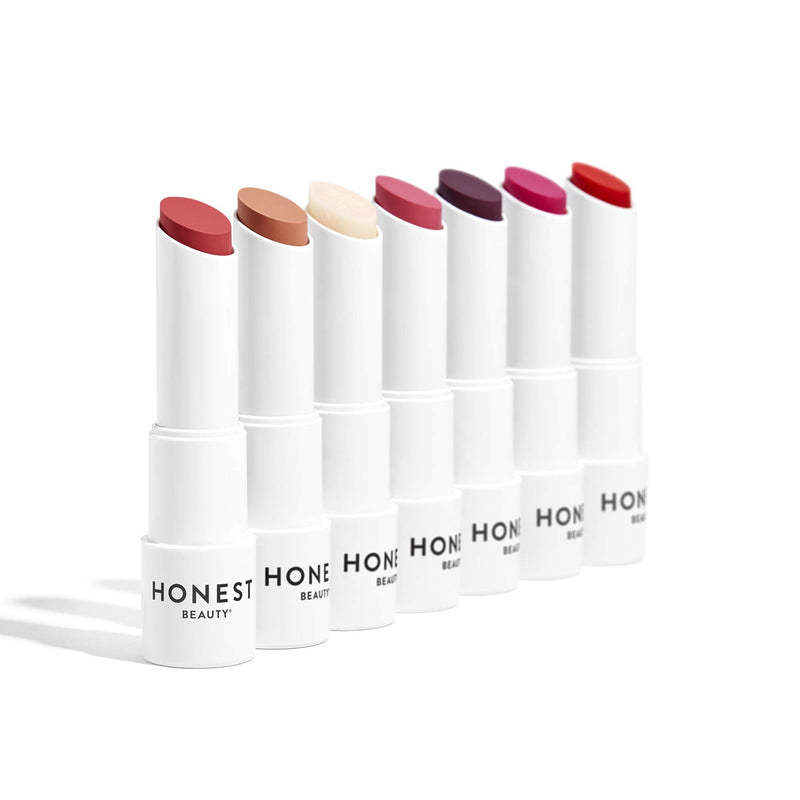 Honest Beauty Tinted Lip Balm, Dragon Fruit with Acai Extracts + Avocado Oil | EWG Certified + Dermatologist & Physician tested & Vegan + Cruelty free | 0.141 oz. Honest Beauty