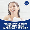NIVEA Refreshing White Peach and Body Wash with Nourishing Serum Bottle, jasmine, 20 Fl Oz NIVEA