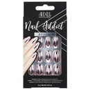 Ardell Nail Addict Artificial Nail Set, Metallic Pink Ardell