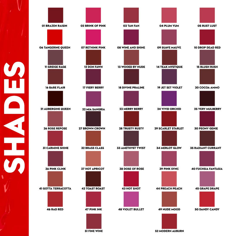 Sugar Cosmetics Smudge Me Not Liquid Lipstick28 Trusty Rusty (Rust Red)Intensely Pigmented Liquid Matte Finish, Longwearing Formula, Smudgeproof SUGAR Cosmetics