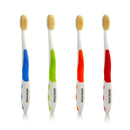 MOUTHWATCHERS - Manual Toothbrushes - Clean Teeth for Adult - 4 Count - Floss Bristle Silver - Invented by Doctor Plotka's MOUTHWATCHERS