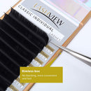LASHVIEW Eyelash Extensions,Individual Lashes, Premium Single &Classic Lashes,0.15 Thickness C Curl 8-15mm Mixed Tray,Natural Semi Permanent Eyelashes,Soft Application-Friendly, Lashes LASHVIEW