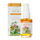 Badger - Face Oil, Seabuckthorn, Certified Organic, Seabuckthorn Oil, Organic Face Oil, Moisturizing Facial Oil, Natural Face Oil, 1 oz Glass Bottle Badger