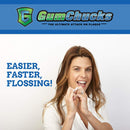 GumChucks | Faster, Easier Flossing! | Universal Adults/Kids Flossing Tip Refills (30 Count) Gumchucks (GUMCA)