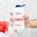 Huron - Men's Invigorating Body Wash. Skin conditioning lather refreshes deodorizes and nourishes. Energizing aromatic citrus scent with Menthol and Eucalyptus (Pack of Two) HURON