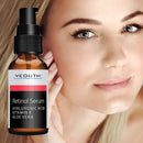 Retinol Serum 2.5% with Hyaluronic Acid, Aloe Vera, Vitamin E - Boost Collagen Production, Reduce Wrinkles, Fine Lines, Even Skin Tone, Age Spots, Sun Spots - 1 fl oz - Yeouth … (2oz) Yeouth Store