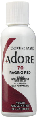 Shining Semi-Permanent Hair Color - Raging Red - 118ml by Adore Adore