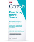 CeraVe Retinol Serum for Post-Acne Marks and Skin Texture | Pore Refining, Resurfacing, Brightening Facial Serum with Retinol | Fragrance Free & Non-Comedogenic| 1 Oz CeraVe