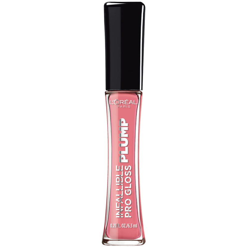 L'Oreal Paris Infallible Pro Gloss Plump Lip Gloss with Hyaluronic Acid, Blossom L'Oreal Paris