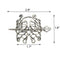 Tinsow 2 Pcs Silver Celtic Dragon Hair Slide Hairpins Hair Accessories Hair Clips, Creative Hair Barrette Minimalist Hair Claw Hair Pin Hair Accessories for Women (Style T R) Tinsow