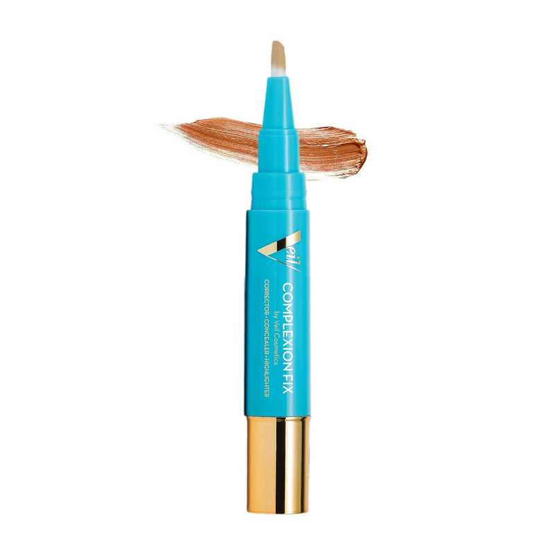 Veil Cosmetics - Complexion Fix Concealer - Liquid Concealer for Under Eye + Dark Circles - Highlight, Contour, Correct - Anti-Aging - Vegan Makeup Pen - Hydrating Lightweight (2N Light Neutral) Infinity Warehouse