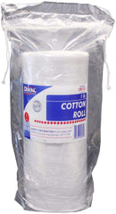 Dukal White Cotton Roll. Roll of Non-sterile Cotton for Wound Care. Soft and Absorbent, 100% Cotton. Re-sealable Drawstring polybag. White, Single use. Dukal