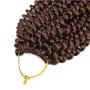 8 Packs Passion Twist Hair 18 Inch Passion Twist Crochet Hair Ombre Water Wave Crochet Braiding Hair Extensions (18 inch, 30