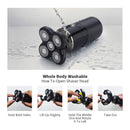 Tiklean Electric Razor for Men, Head Shaver for Bald Men, Wet & Dry Rotary Shavers, Cordless, Waterproof, USB Charging, Rechargeable TIKLEAN