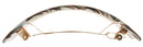 France Luxe Rectangle Volume Barrette - South Sea France Luxe