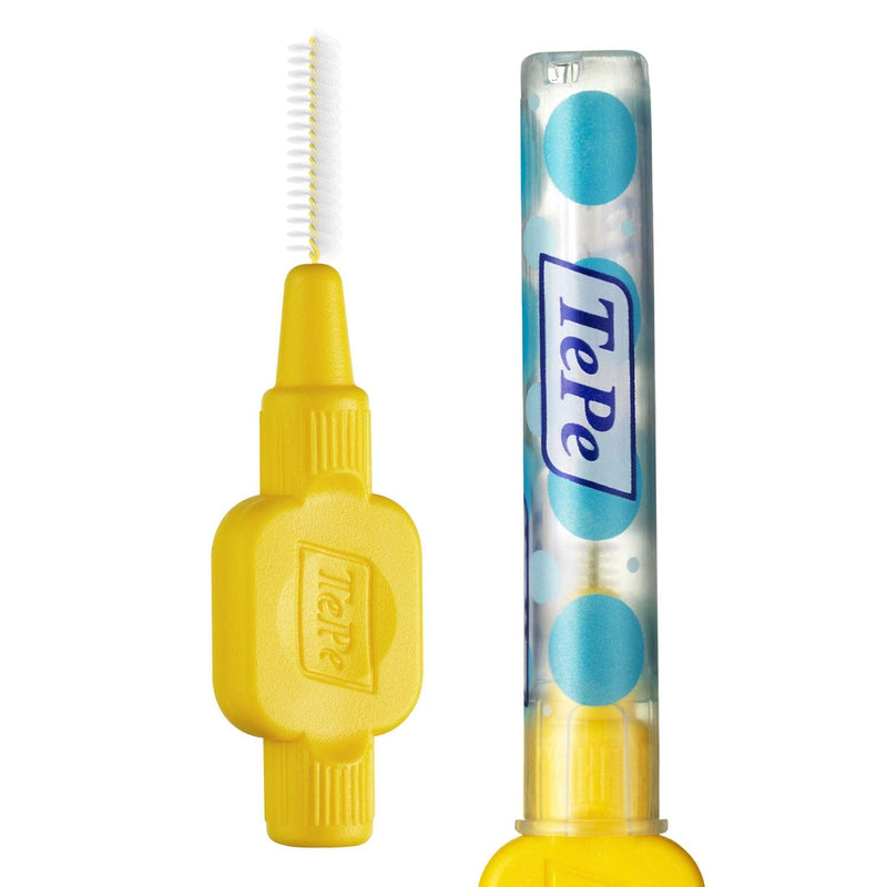 TEPE Interdental Brush Original – Dental Brushes Between Teeth 20 Pk, Yellow TEPE