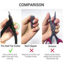 MelodySusie Nail Drill Bits Set with Acrylic Nail Clippers, 7pcs Tungsten Carbide Nail Bits for Nail Drill E-file, 3/32 inch Bits Manicure Pedicure Remover Tools for Acrylic Gel Nails MelodySusie