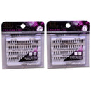 (2 PACK) Ardell Double Up Knot Free Double Flares Medium Black Ardell