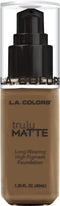 L.A. COLORS Truly MATTE Long Wearing High Pigment Foundation CLM363 Cappuccino, 1.35 Fl Oz L.A. COLORS