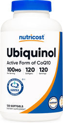 Nutricost Ubiquinol Softgels (100mg, 240 Softgels) - Superior Absorption Antioxidant | Active Form of CoQ10 - Gluten Free, Non-GMO Infinity Warehouse