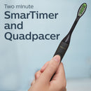 Philips One by Sonicare Rechargeable Toothbrush, Shadow Black, HY1200/06 Philips Sonicare