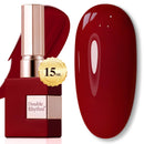 Double Rhythm Translucent Gel Polish Sheer Neutral Natural Light Milky Same Color Same Bottle 15ML Jelly UV Polish Nail Art DIY at Home (Jelly Nude Brown-A1492) Infinity Warehouse