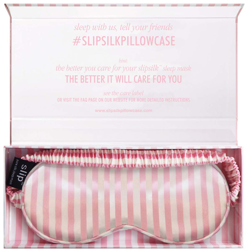 Slip Pure Silk Sleep Mask, Hollywood Hills - Pure Mulberry 22 Momme Silk Eye Mask, Soft & Comfortable Sleeping Mask Made with 'Anti-Aging Anti-Sleep Crease Anti-Bed Head' Slipsilk SLIP Store