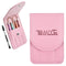 Eyebrow Tweezer Set, TsMADDTs 6 Pcs Tweezers Set for Women, Precision Tweezer for Eyebrows with Curved Scissors for Ingrown Hair, Hair Plucking Daily Beauty Tools with Leather Travel Case TsMADDTs
