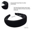 Headbands Women Hair Head Bands - 6 Pcs Diademas Para Mujer De Moda Accessories Velvet Padded Head Bands Cute Beauty Fashion Hairbands Girls Vintage Thick Hair Bands Ivyu
