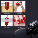 Bluedee Base and Top Coat Gel Nail Polish No Wipe Top Coat High-gloss Finish Super Long-lasting Anti-wear 0.28 Oz Soak off UV Gel Use for Home Manicure or Nail Salon Bluedee