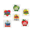 I Love Reading Tattoos - 72 Pieces - Educational and Learning Activities for Kids Fun Express