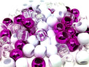 Crispy Collection Glitter Color Plastic Beads For Braid Hair Two Pack Tara Toys