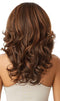 Outre LACEFRONT PERFECT HAIR LINE Glamorous Wavy Fully Hand-Tied 13”x 6” Frontal HD Baby Hair Transparent Lace Easy-to-Style Heat Friendly - JULIANNE (DRGIBRN) Outre