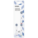 Amazon Brand - Solimo Total Power Replacement Brush Heads, 3 Count (Fits Most Oral-B Electric Toothbrushes) Solimo