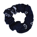 NavyBandana Scrunchies Cotton Hair Bobble - Set of 2 Motique Accessories