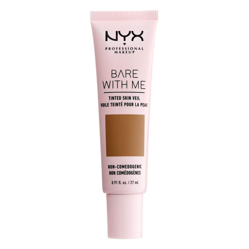 NYX PROFESSIONAL MAKEUP Bare With Me Tinted Skin Veil, Lightweight BB Cream - Cinnamon Mahogany NYX PROFESSIONAL MAKEUP