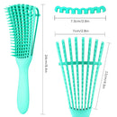 Detangling Brush for Afro America/African Hair Textured 3a to 4c Kinky Wavy/Curly/Coily/Wet/Dry/Oil/Thick/Long Hair, Knots Detangler Scalp Massage Comb Hair Detangler for Women (3 pcs, 3-Pink) A.DASHER