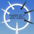 Replacement Heads Compatible with Oral B iO, Brush Heads for iO 2 3 4 5 6 7 8 9 10 Series, 8 Count Toothbrush Heads for Gentle Care Teeth, Black/White - Infinity Warehouse